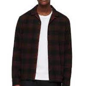 ALL SAINTS Boulder Buffalo Plaid Flannel - XL